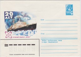 ICEBREAKER LENIN SOVIET 1979 COMMEMORATIVE COVER Polar Arktic Antarktis Ships ANTARCTIC ANTARCTIQUE ANTARKTIS ANTARTIDA - Navi Polari E Rompighiaccio