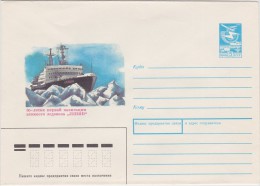 ICEBREAKER LENIN SOVIET 1989 COMMEMORATIVE COVER Polar Arktic Antarktis Ships ANTARCTIC ANTARCTIQUE ANTARKTIS ANTARTIDA - Navi Polari E Rompighiaccio