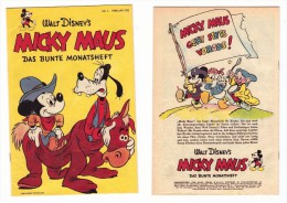 Walt Disney's 1952 Mickey Mouse Feb. No.2 German Language 16 Colour Pages - Walt Disney