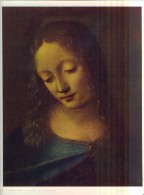 Léonard De Vinci  La Vierge Aux Rochers ( Détail )  Reproduction Tableau  TBE - Autres & Non Classés