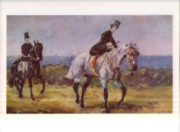 Henri De Toulouse-Lautrec   Amazone Suivie De Son Groom  Reproduction Tableau  TBE - Autres & Non Classés