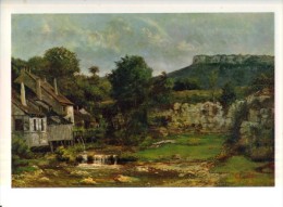 Gustave Courbet  Le Moulin De La Loue  Reproduction Tableau  BE - Andere & Zonder Classificatie