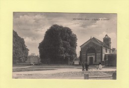 Beaumesnil - L Eglise Et Le Chateau - Beaumesnil