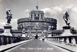 Roma - Ponte E Castel S.angelo - 368 - Formato Grande Viaggiata Mancante Di Affrancatura - Ponts