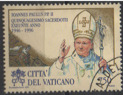 VATICANO  1996 Ordinazione Sacerdotale   L. 750  Usato / Used - Used Stamps