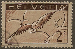 SWITZERLAND 1923 2f Air SG 328 U #KG253 - Gebraucht