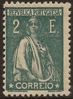 PORTUGAL 1912 2e Ceres SG 721 UNHM #GT64 - Unused Stamps