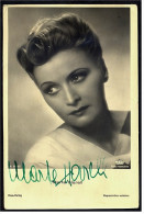 Autogramm  Marte Harell  Handsigniert  -  Portrait  -  Schauspieler Foto Ross Verlag Nr. A 3109/1 Von Ca.1940 - Autographes