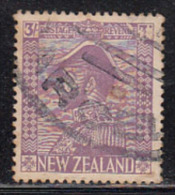 3s, Three Shillings Used, New Zealand 1927 - Oblitérés