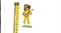 Chromo-découpi  : Musicien Mandoline 8cm - Kinderen