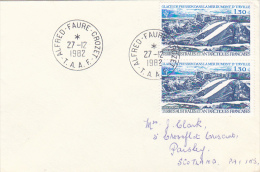 2881A ALFRED FAURE CROZET T.A.A.F, COVER, 1982, AUSTRALIAN ANTARCTIC TERRITORY - Lettres & Documents