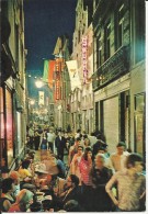 BELGIQUE . BRUXELLES . RUE DES BOUCHERS LA NUIT - Brussels By Night