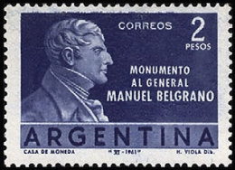 Argentina 0645 ** Foto Estandar. 1961 - Unused Stamps