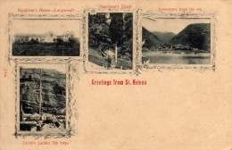 Carte Postale Ancienne 4 Vues De Ste Hélène , Neuve , 2 Scans - St. Helena