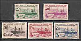 Algerie  1939    N° 153 à 157    Neuf  X  (  Trace De Charniere  ) Série Compléte 5 Valeurs - Unused Stamps