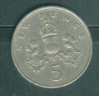 Grande-Bretagne 5 NEW Pence 1968- Pia9712 - 5 Pence & 5 New Pence