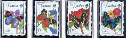 (cl 32 - P17) Gambie** N° 797 à 800 - Papillons - Gambia (1965-...)