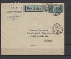 Maroc  -n° 119 Seul Obli/sur Lettre - 1933 - Covers & Documents