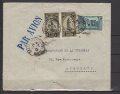 Maroc  -n° 113 X2 Et 119  Obli/sur Lettre - 1933 - Cartas & Documentos