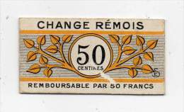 Bon - Change Rémois - 50 Cts - Emis Par La Banque Chapuis Et Cie - 1914 - Bons & Nécessité