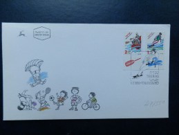 47/551  FDC ISRAEL - Ski Náutico