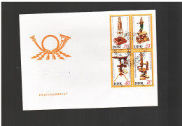 Ddr -germania Est - 1980 Fdc OPTISCHES MUSEUM DER CARL-ZEISS-STIFFUNG-JENA - 1971-1980