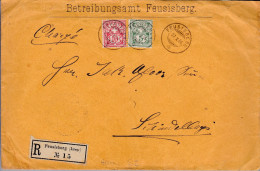 Heimat SZ FEUSISBERG 1906-10-27 R-Brief Nach Schindellegi Mit 5 U 10Rp. WZ - Lettres & Documents