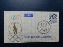 47/581  LETTRE  POLOGNE - Aviones