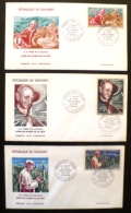 DAHOMEY Pape Jean PAUL VI. Appel En Faveur De La Paix . Yvert PA 43/45 FDC  Emis En 1966 - Papes