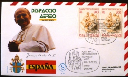 ESPAGNE Pape Jean PAUL II. Visite Du Pape. 31/10 AU 09/11/1982. Cover - Papes