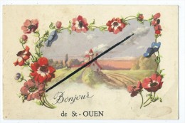 CPA - Bonjour De Saint St Ouen - Saint Ouen