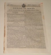 Journal De Rouen Du 2 Septembre 1817,N°=244. - 1800 - 1849