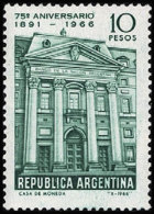 Argentina 0774 ** Foto Estandar. 1966 - Nuevos