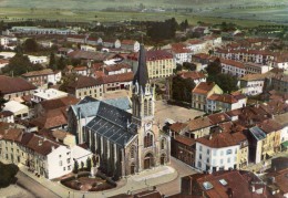 CHATEAU-SALINS VUE AERIENNE L'EGLISE - Chateau Salins