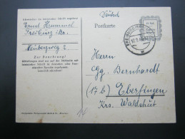 1946 , Ganzsache Aus Freiburg - Other & Unclassified