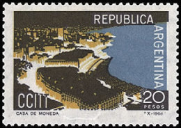 Argentina 0825 ** Foto Estandar. 1968 - Unused Stamps