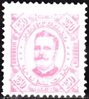 TIMOR - 1893-94,  D. Carlos I,  150  R.   D. 11 3/4 X 12  Pap. Porcelana.  (*) MNG  MUNDIFIL  Nº 35 - Timor