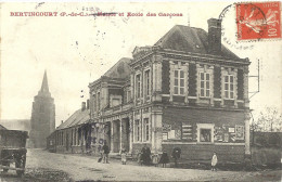 62    BERTINCOURT    MAIRIE  ET  ECOLE  DES  GARCONS - Bertincourt