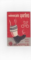 CO-188 CALENDARIO CAMPIONATO DI CALCIO SERIE A 1951-1952 JUVENTUS INTER MILAN COMO NAPOLI BOLOGNA SPAL PROPATRIA - Grand Format : 1941-60