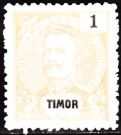 TIMOR - 1898-1900, D. Carlos L.    1 A.  D. 11 3/4 X 12   (*) MNG   MUNDIFIL  Nº 59 - Timor