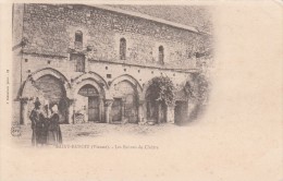 Cp , 86 , SAINT-BENOIT , Les Ruines Du Cloître - Saint Benoît