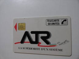 RARE : ATR COMPAGNIE D AVIATION USED CARD ISSUE 1000EX - Privat