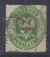 Germany (Lubeck)  1863  (o)  Mi.8 A - Lübeck