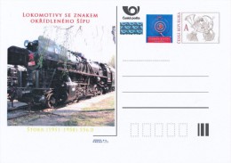 Czech Rep. / Postal Stat. (Pre2013/23) Steam Locomotives SKODA 1945-58 (4) Stokr (1951-58) 556.0 - Postcards