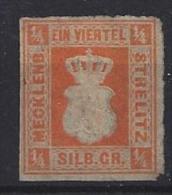 Germany (Mecklenburg-Strelitz)  1864  (o)  Mi.1b  (Ungepruft) - Mecklenbourg-Strelitz