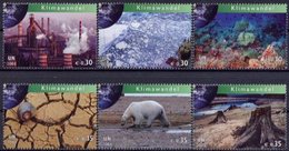 ONU Vienne 2008 - Klimawandel - 6 Valeurs Détachées De Carnet ** - Unused Stamps