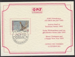 Luxemburg 1994 Christmas Card Office Des Timbres (F2666) - Briefe U. Dokumente