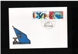 Ddr -germania Est - 1976 Fdc PARLAMENT FDJ - 1971-1980