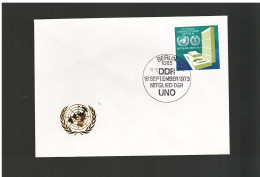 Germania Est-ddr 1973 Fdc ONU - 1971-1980