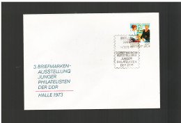 Germania Est-ddr 1973 Fdc .BRIEFMARKEN-ASSTELLUNG JUNGER PHILATELIS .BRIEFMARKEN-ASSTELLUNG JUNGER PHILATELISTEN DER DDR - 1971-1980